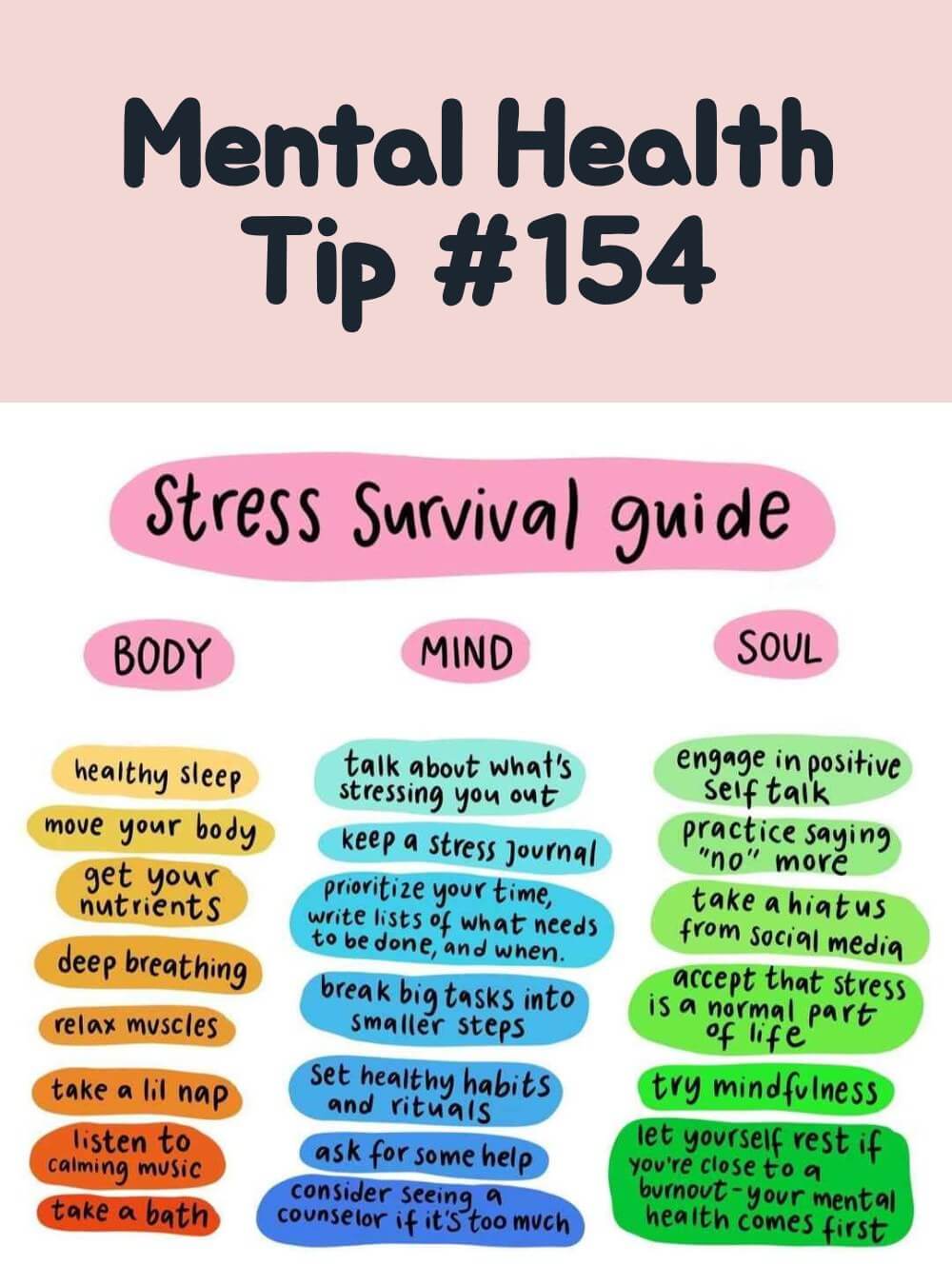 Emotional Well-being Infographic | Mental Health Tip #154